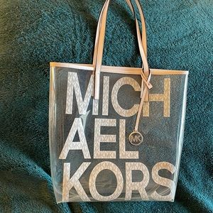 Michael Kors clear tote